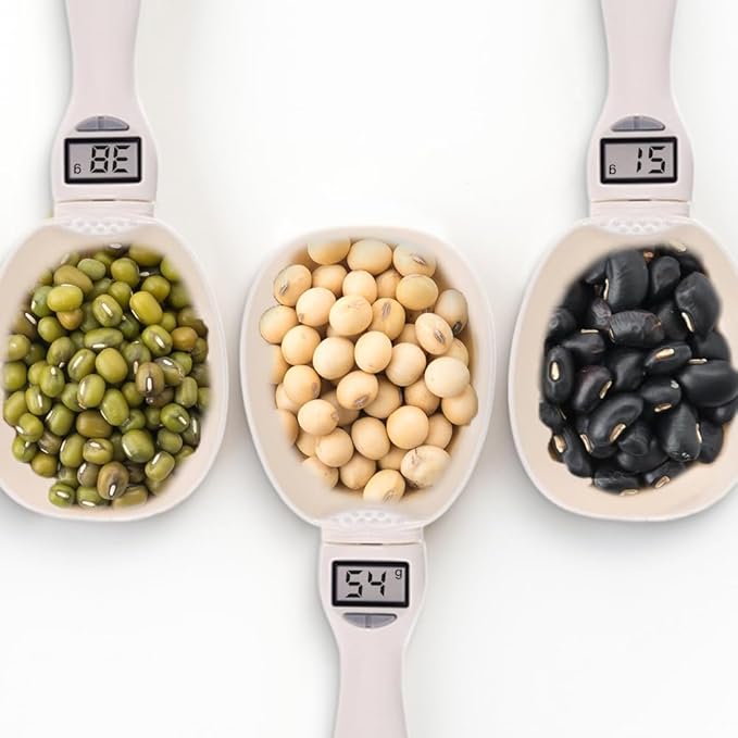 The Digital Spoon Scale – Smart, Adjustable Cup for Modern Kitchens, Baker, chef, pet owner