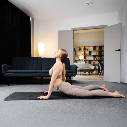 Extra-long mat: 200cm×80cm×20mm. For yoga, fitness, gym, home Pilates & floor sleeping.