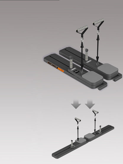 Split type healthy belly plate healthy belly wheel automatic rebound abdominal muscle wheel training tool