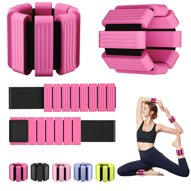 Weighted Wristbands: Silicone, for Weight Training/Yoga/Dance/Fitness (Also for Ankles)