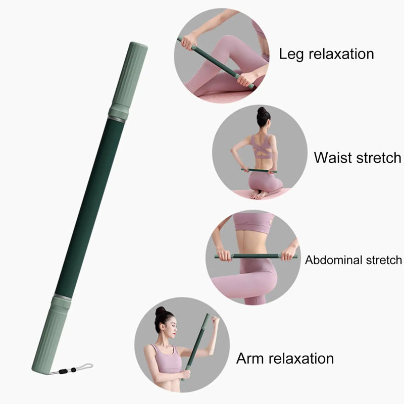 Yoga Stretching Stick: Relaxation & Training Device (Home/Sports/Outdoor)