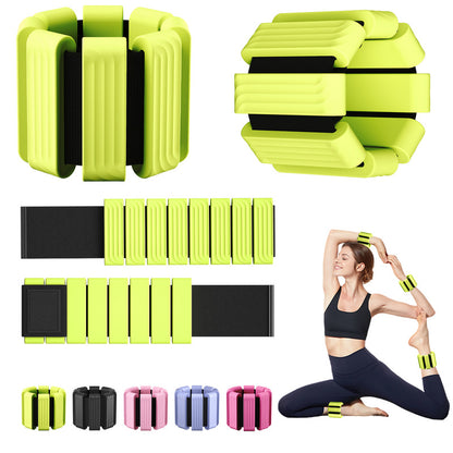 Weighted Wristbands: Silicone, for Weight Training/Yoga/Dance/Fitness (Also for Ankles)